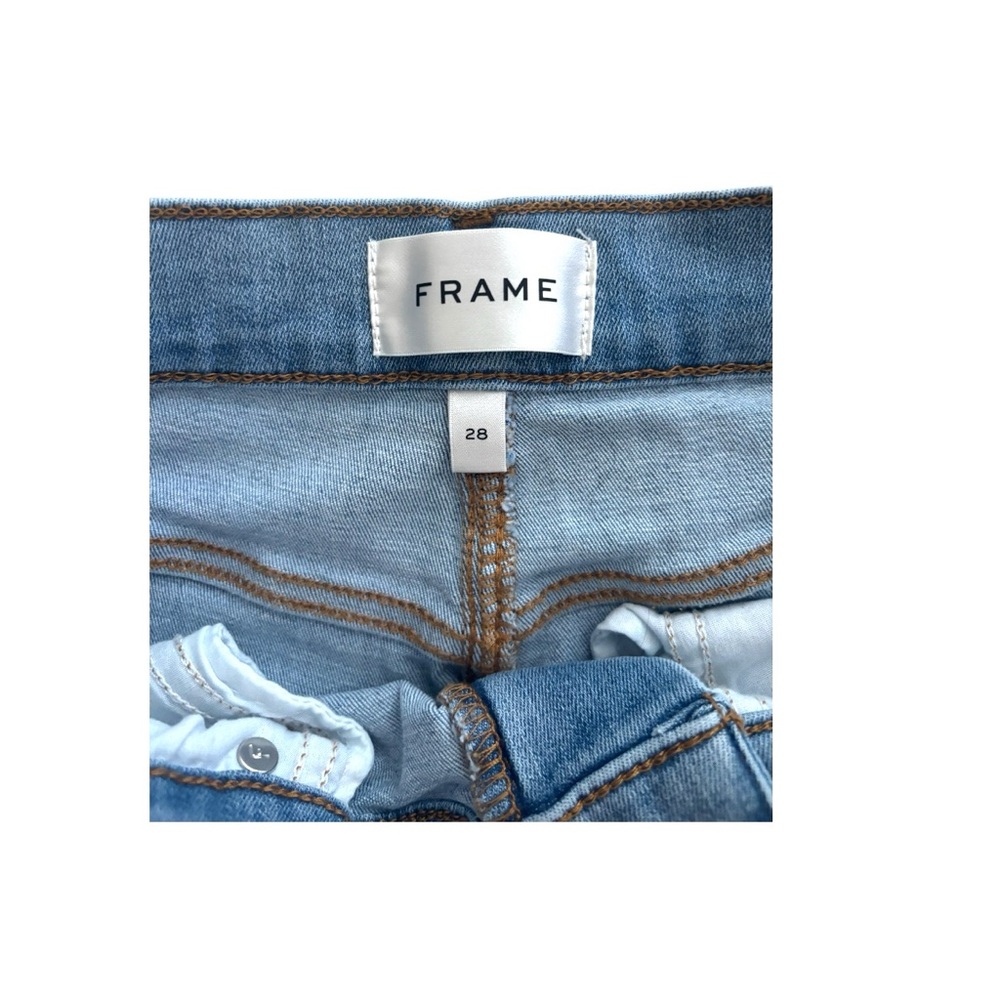 Frame Denim High Rise Wide Leg Jeans - Picture 5 of 6